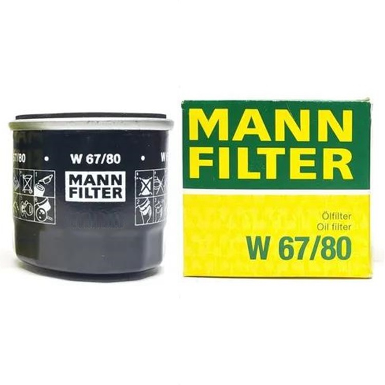 W67/80, W 67/80 Filtro Aceite Filtro de óleo Mann Filter Haima Hyundai Kia Mazda